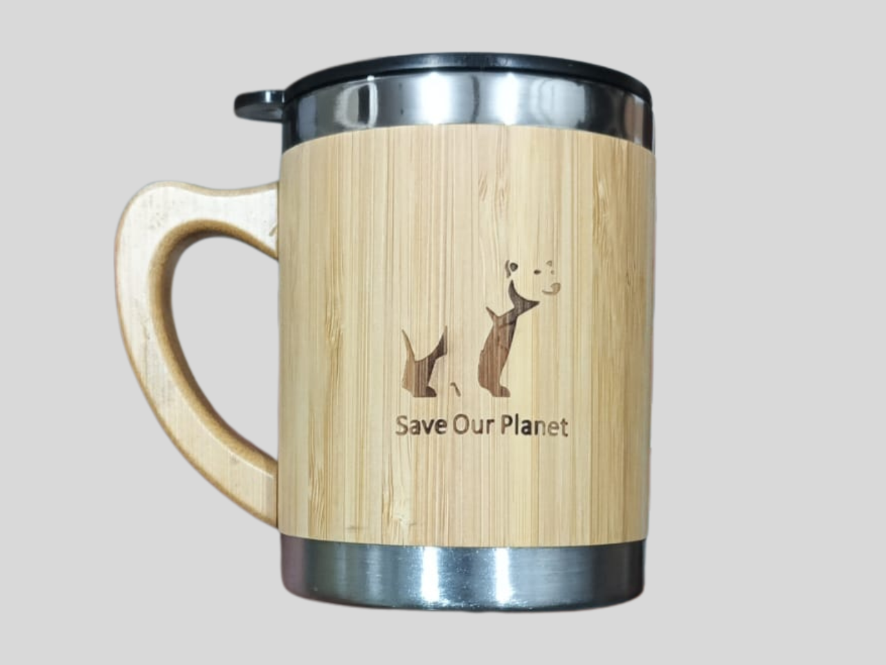 EcoFriendly Bamboo Coffee Mug - Sustainable Sippping in Style