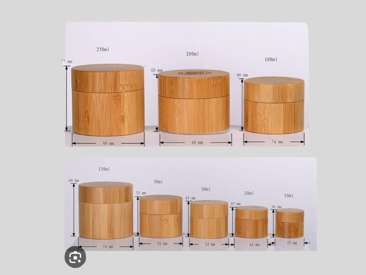 Eco-Friendly Bamboo Containers