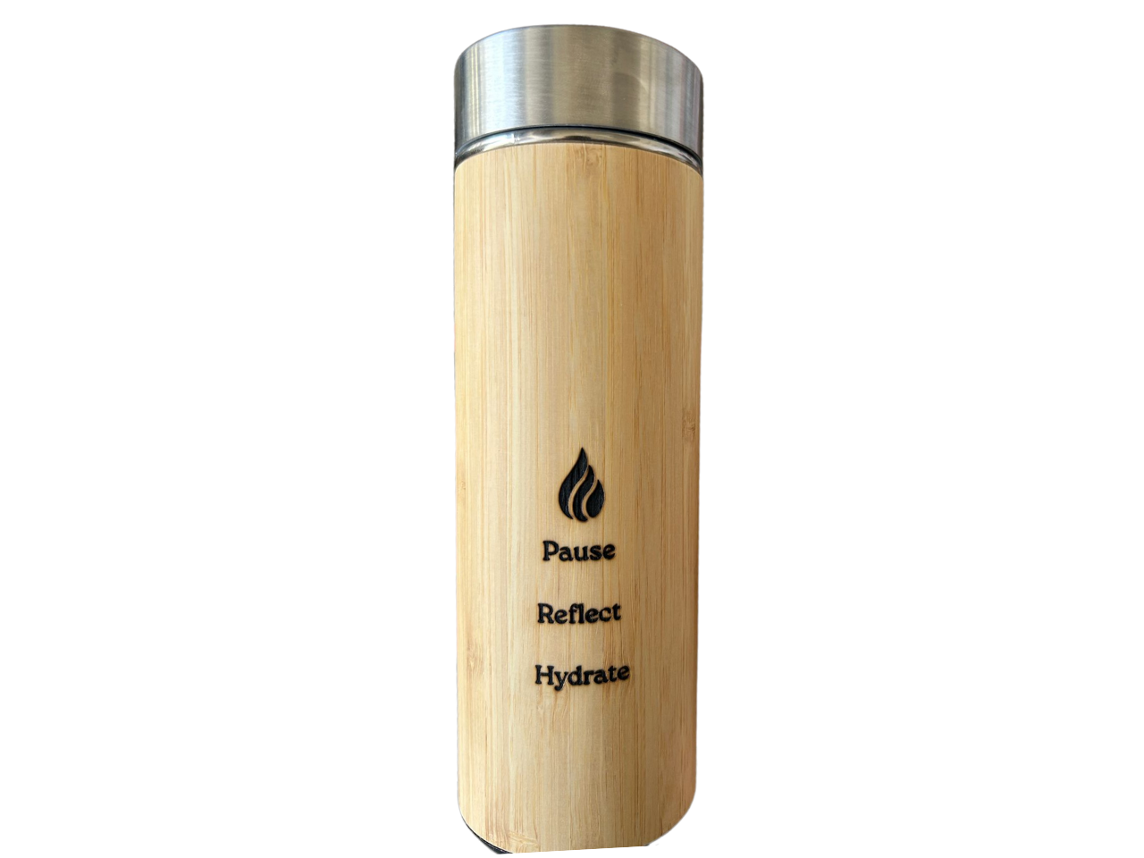 EcoFriendly Bamboo Trio - Sustainable Water Bottle, Tea Cup & Storage Container