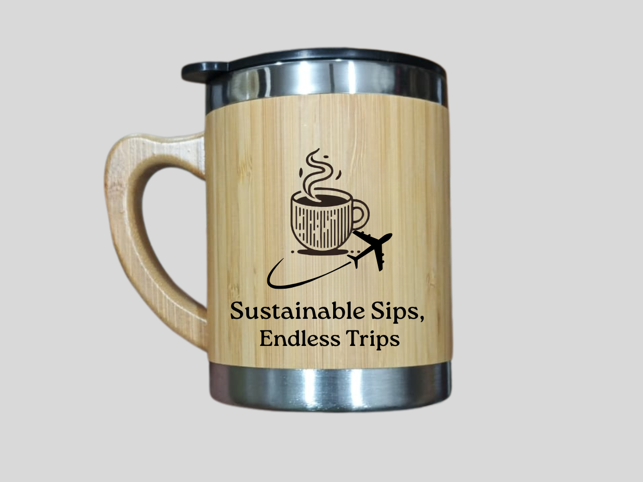 EcoFriendly Bamboo Coffee Mug - Sustainable Sippping in Style