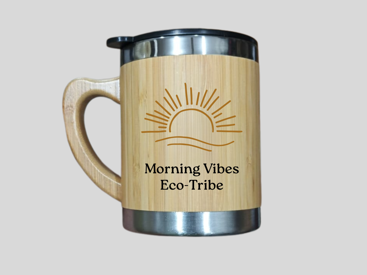 EcoFriendly Bamboo Coffee Mug - Sustainable Sippping in Style